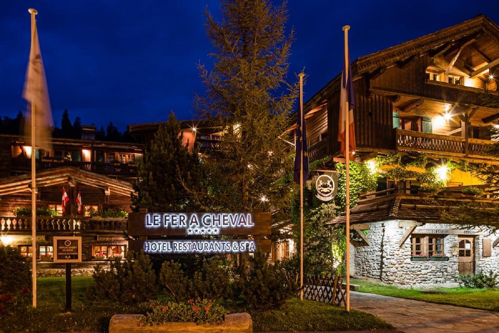 Hotel Fer A Cheval Megève Exterior foto